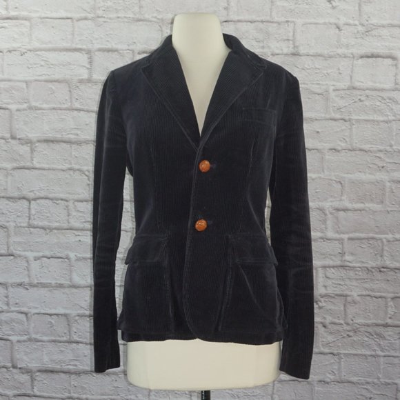 Ralph Lauren Jackets & Blazers - Vintage 90s Ralph Lauren Corduroy Navy Jacket 6